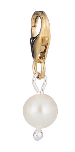 Lumoava Helmi Charm kullattu