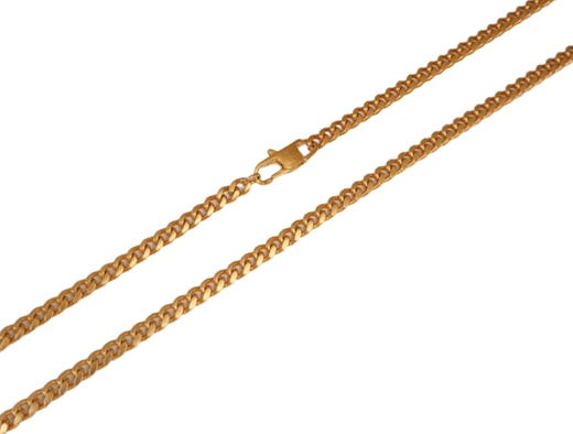 Panssari Ter&auml;skaulaketju Kullattu Bosie 55cm